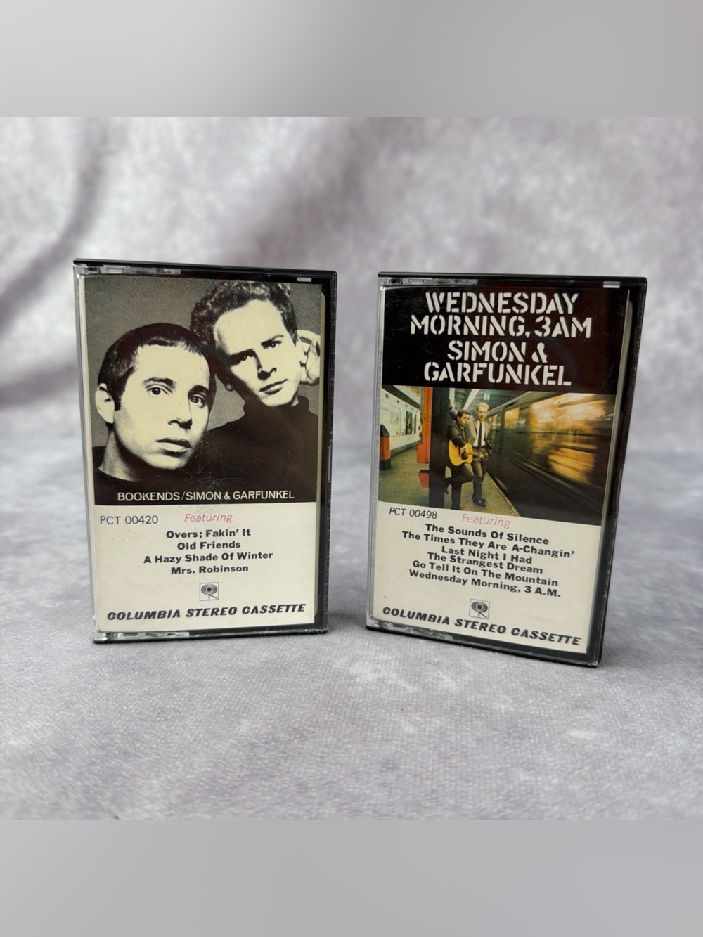 VTG Simon & Garfunkel Bookends Wednesday Morning 3 A.M. Cassette Tape Lot 2